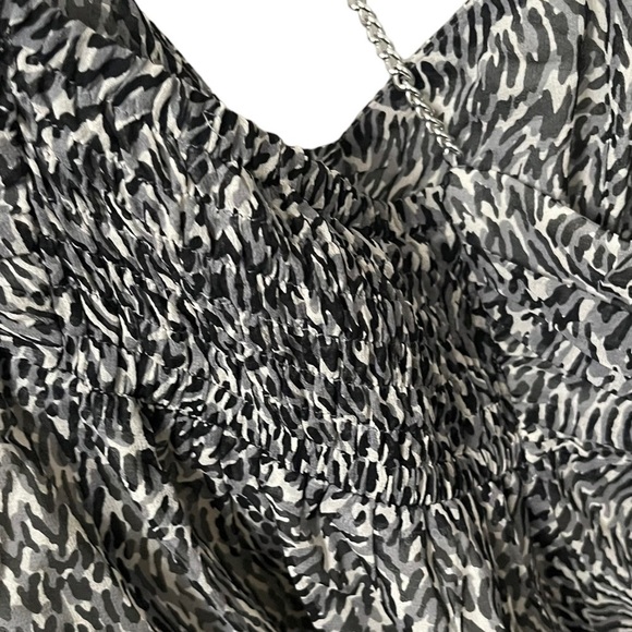 Michael Kors Animal Print Silk Chain Dress - Picture 5 of 8
